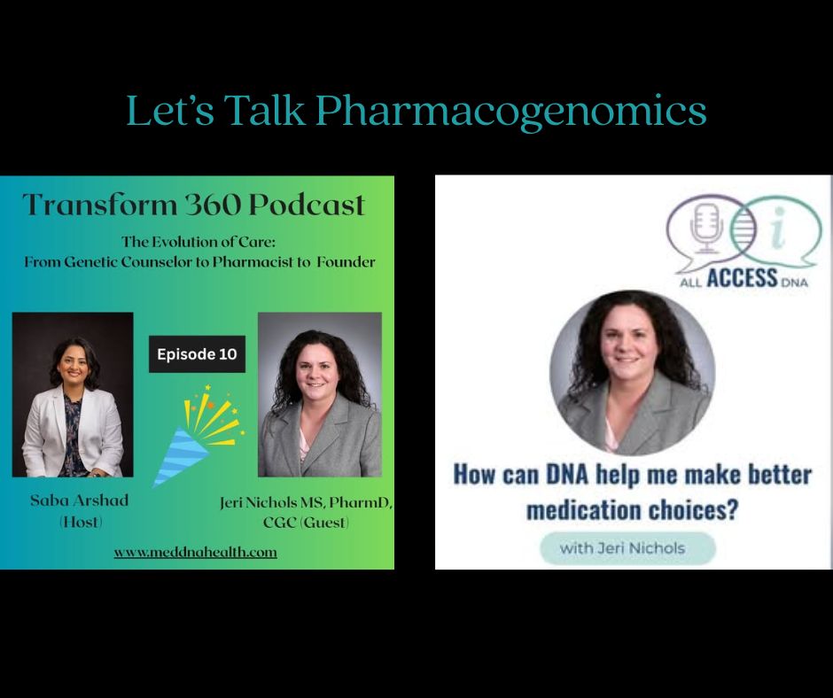 Podcasts discussing pharmacogenomics